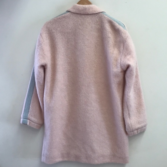 NWT Madewell textured cocoon coat pink - Picture 6 of 7